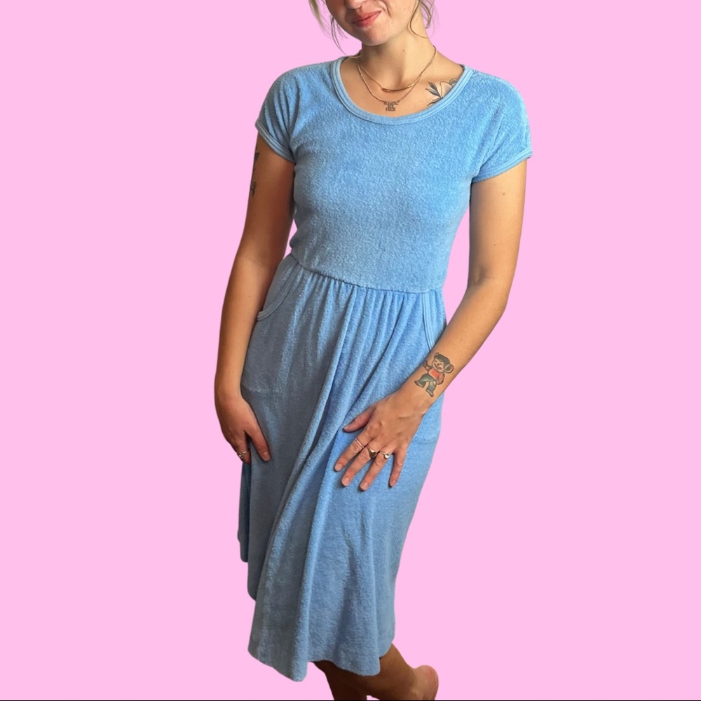Vintage Terry Cloth Dress